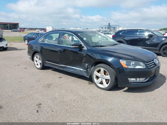 2013 Volkswagen Passat 2.0l Tdi Se მანქანა იყიდება აუქციონზე, vin: 1VWBN7A3XDC119736, აუქციონის ნომერი: 45468987