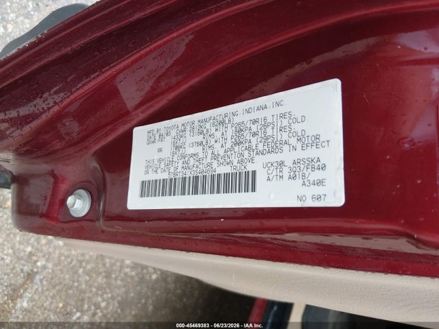 2003 Toyota Tundra Sr5 V8 მანქანა იყიდება აუქციონზე, vin: 5TBRT341X3S404694, აუქციონის ნომერი: 45469383