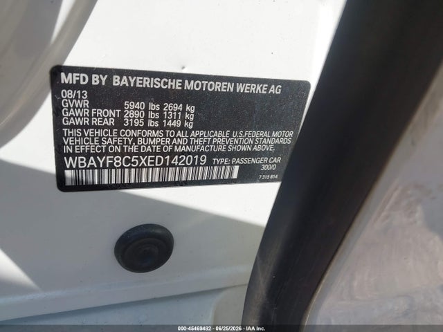 Продаж на аукціоні авто 2014 Bmw Alpina B7 Xdrive, vin: WBAYF8C5XED142019, номер лоту: 45469482