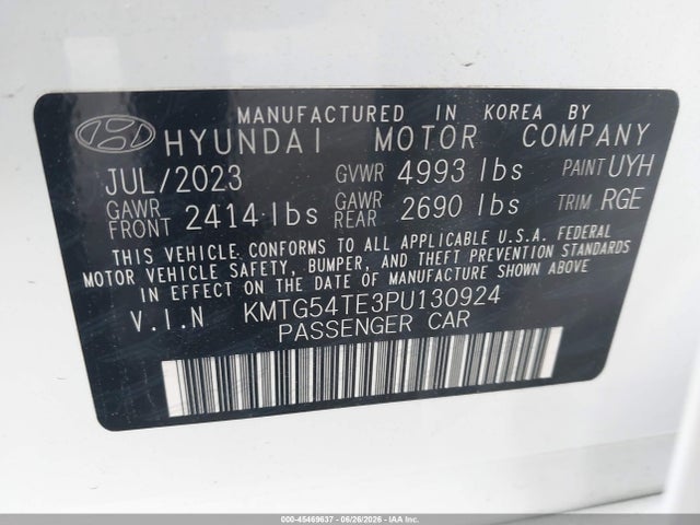 Продажа на аукционе авто 2023 Genesis G70 3.3t Awd, vin: KMTG54TE3PU130924, номер лота: 45469637