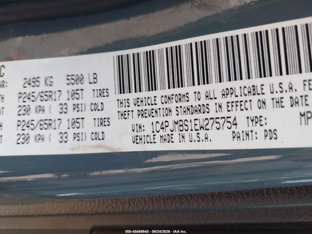 Jeep Cherokee Trailhawk 2014 1C4PJMBS1EW275754 Image 9