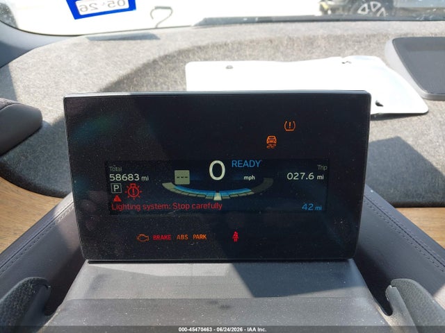 2015 Bmw I3 Base W/range Extender მანქანა იყიდება აუქციონზე, vin: WBY1Z4C58FV503410, აუქციონის ნომერი: 45470463