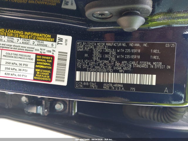 5TDKBRCH9SS661762 Toyota Highlander Hybrid Xle