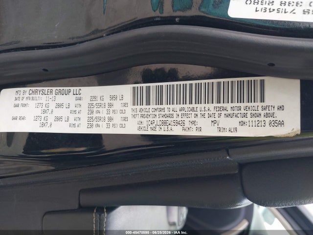 Jeep Cherokee Limited 2014 1C4PJLDB8EW159426 Image 9