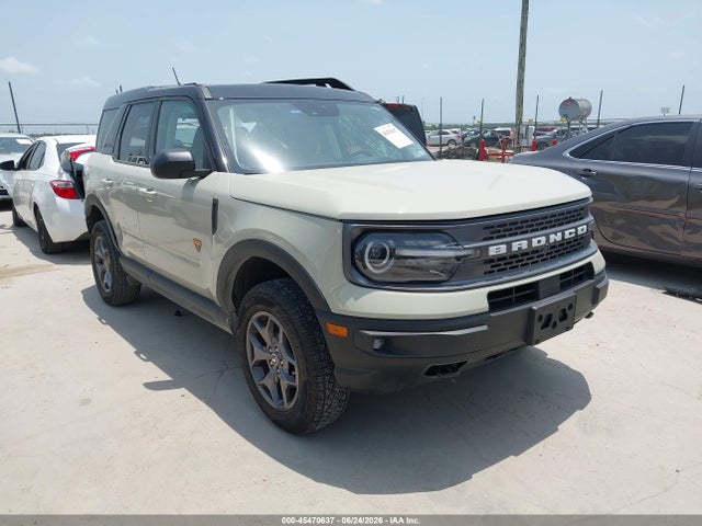2024 Ford Bronco Sport Badlands მანქანა იყიდება აუქციონზე, vin: 3FMCR9D93RRE08257, აუქციონის ნომერი: 45470637