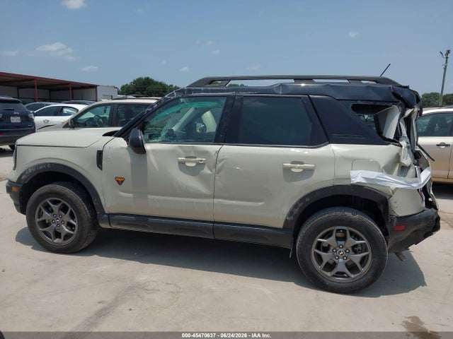 2024 Ford Bronco Sport Badlands მანქანა იყიდება აუქციონზე, vin: 3FMCR9D93RRE08257, აუქციონის ნომერი: 45470637
