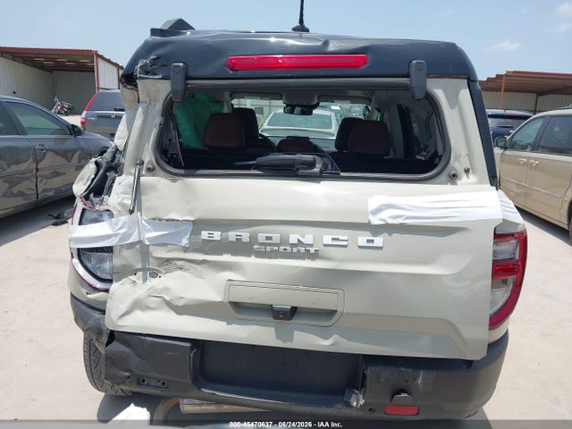 2024 Ford Bronco Sport Badlands მანქანა იყიდება აუქციონზე, vin: 3FMCR9D93RRE08257, აუქციონის ნომერი: 45470637