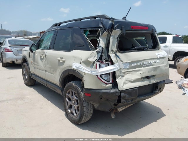 2024 Ford Bronco Sport Badlands მანქანა იყიდება აუქციონზე, vin: 3FMCR9D93RRE08257, აუქციონის ნომერი: 45470637