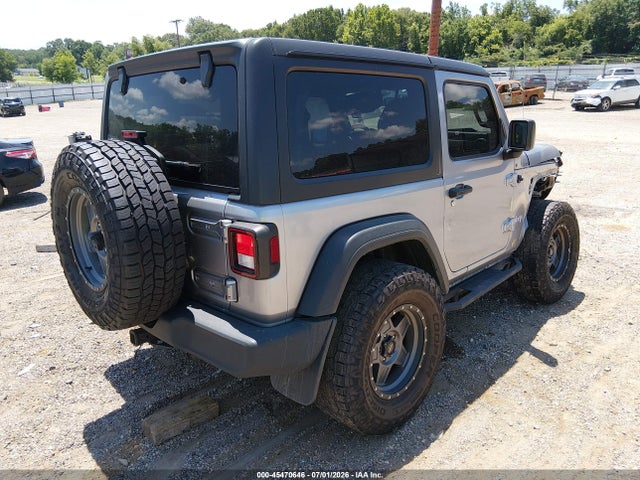 2019 Jeep Wrangler Sport S 4x4 მანქანა იყიდება აუქციონზე, vin: 1C4GJXAG2KW645894, აუქციონის ნომერი: 45470646