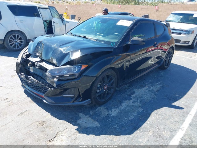 2019 Hyundai Veloster Turbo R-spec მანქანა იყიდება აუქციონზე, vin: KMHTH6ABXKU006971, აუქციონის ნომერი: 45470821