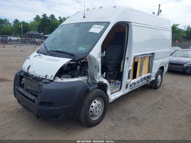 45470888 :رقم المزاد ، 3C6LRVCG4ME585596 vin ، 2021 Ram Promaster 2500 High Roof 136 Wb مزاد بيع