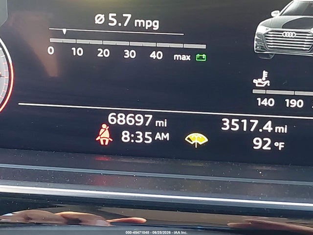 Aukcja sprzedaży 2019 Audi A8 L 55, vin: WAU8DAF86KN017141, numer aukcji: 45471048