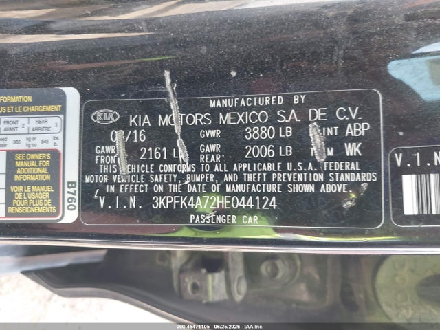 KIA FORTE LX 2017 3KPFK4A72HE044124 Image 9