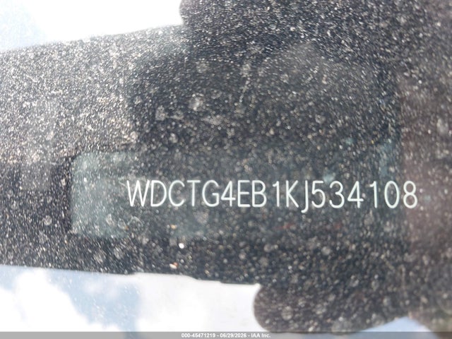 Продаж на аукціоні авто 2019 Mercedes-benz Gla 250, vin: WDCTG4EB1KJ534108, номер лоту: 45471219