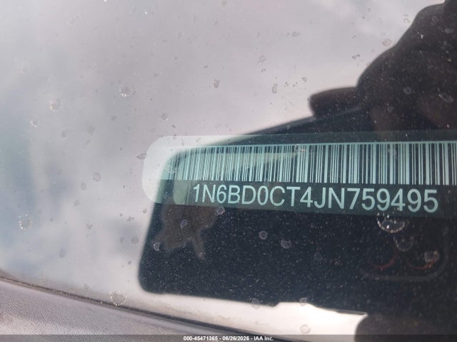 Nissan Frontier Sv-i4 2018 1N6BD0CT4JN759495 Image 9