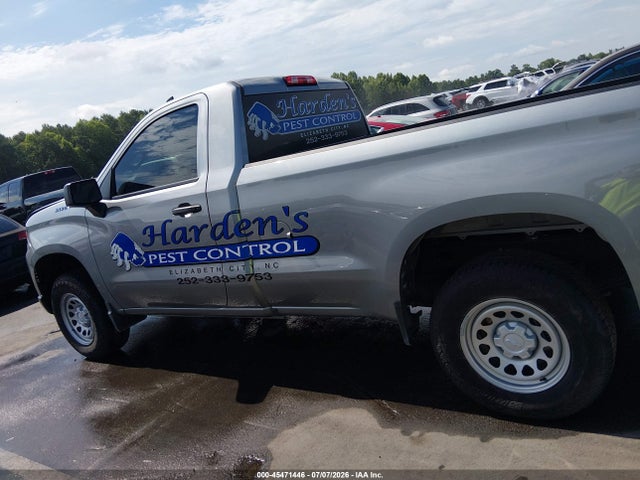 2025 Chevrolet Silverado 1500 2wd  Long Bed Wt მანქანა იყიდება აუქციონზე, vin: 3GCNAAEK3SG128850, აუქციონის ნომერი: 45471446