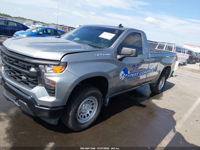 2025 Chevrolet Silverado 1500 2wd  Long Bed Wt მანქანა იყიდება აუქციონზე, vin: 3GCNAAEK3SG128850, აუქციონის ნომერი: 45471446
