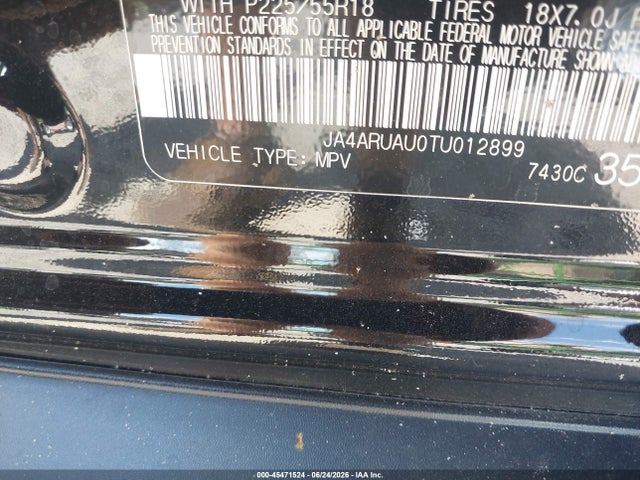 Aukcja sprzedaży 2026 Mitsubishi Outlander Sport, vin: JA4ARUAU0TU012899, numer aukcji: 45471524