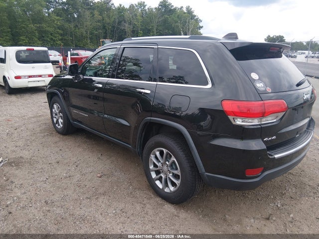 Продажа на аукционе авто 2016 Jeep Grand Cherokee Limited, vin: 1C4RJFBG9GC434198, номер лота: 45471549