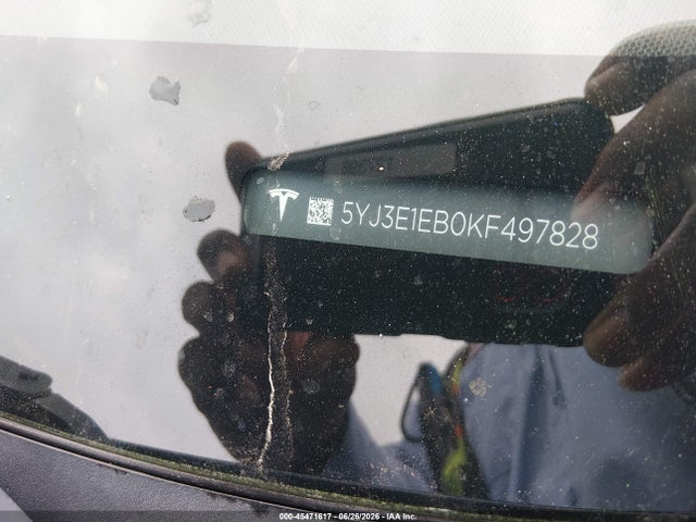 Продаж на аукціоні авто 2019 Tesla Model 3 Long Range/performance, vin: 5YJ3E1EB0KF497828, номер лоту: 45471617