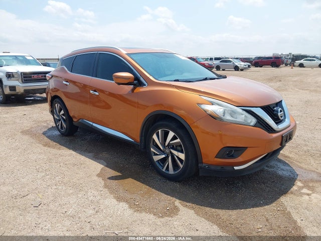 2016 Nissan Murano Platinum მანქანა იყიდება აუქციონზე, vin: 5N1AZ2MH1GN117410, აუქციონის ნომერი: 45471660