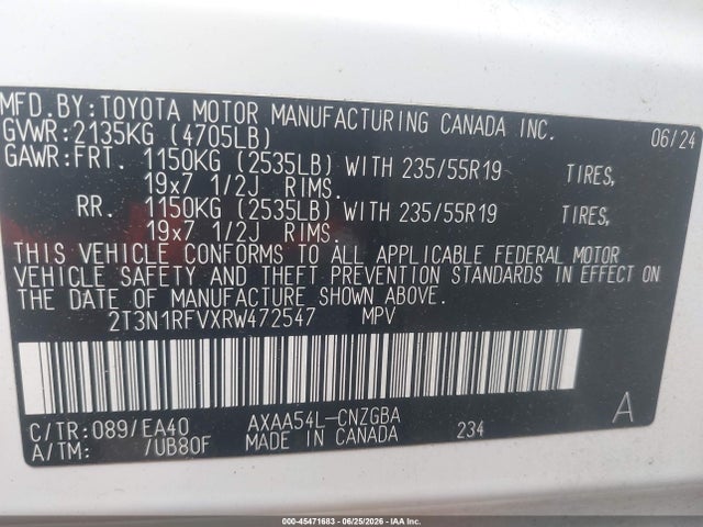Toyota Rav4 Limited 2024 2T3N1RFVXRW472547 Image 9