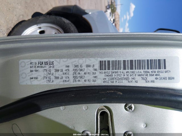 Продаж на аукціоні авто 2017 Ram 1500 Tradesman  4x4 5'7 Box, vin: 1C6RR7KG3HS570923, номер лоту: 45471727