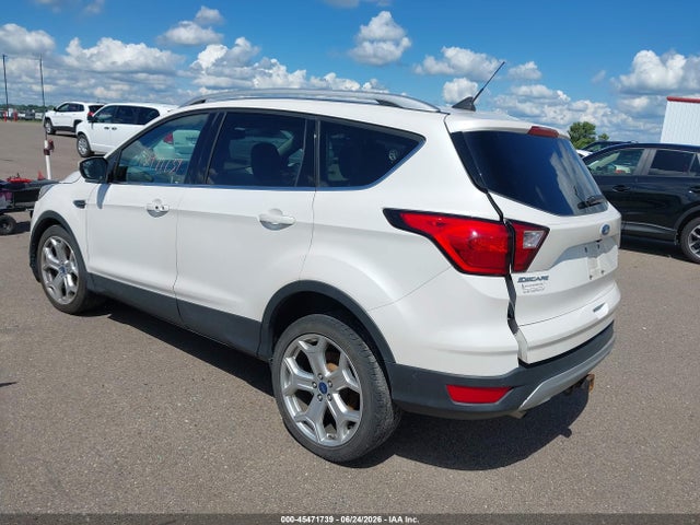 2019 Ford Escape Titanium მანქანა იყიდება აუქციონზე, vin: 1FMCU9J94KUB04226, აუქციონის ნომერი: 45471739