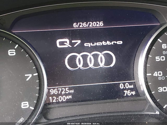Aukcja sprzedaży 2017 Audi Q7 3.0t Premium, vin: WA1LAAF79HD019438, numer aukcji: 45471839