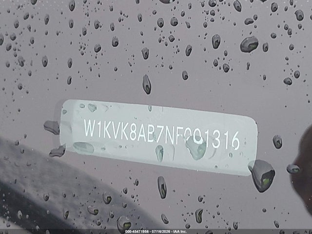 Продаж на аукціоні авто 2022 Mercedes-benz Amg Sl 55 4matic, vin: W1KVK8AB7NF001316, номер лоту: 45471956