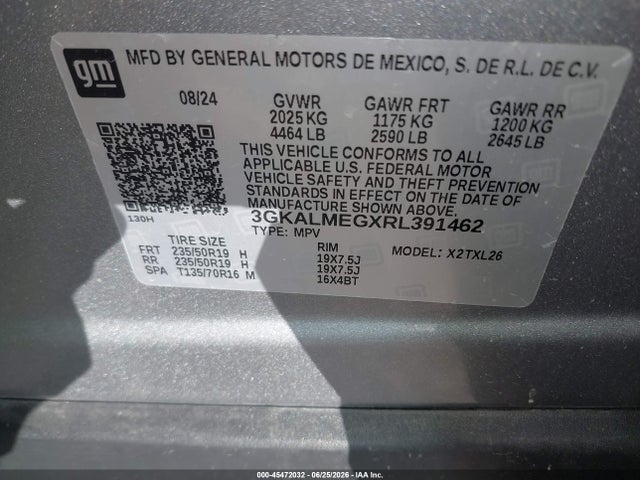 Aukcja sprzedaży 2024 Gmc Terrain Fwd Sle, vin: 3GKALMEGXRL391462, numer aukcji: 45472032