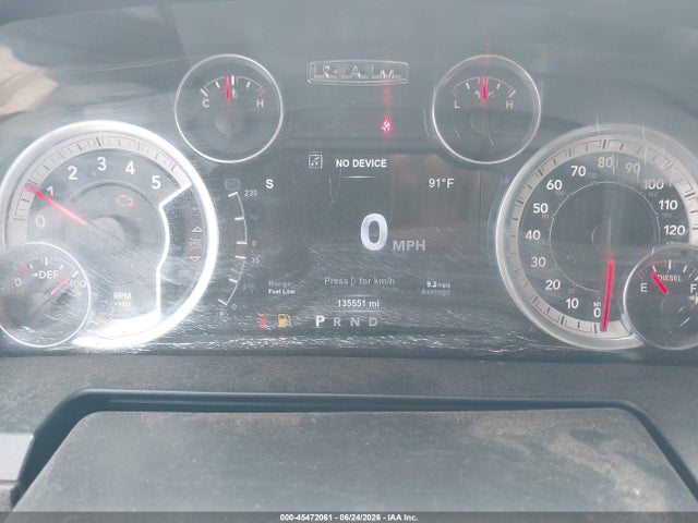 45472061 :رقم المزاد ، 3C6UR5FL4FG566194 vin ، 2015 Ram 2500 Laramie مزاد بيع