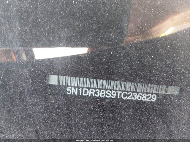 5N1DR3BS9TC236829 Nissan Pathfinder Sv