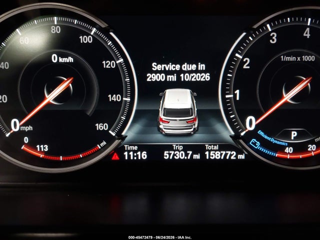 45472479 :رقم المزاد ، 5UXKR6C50G0J81666 vin ، 2016 Bmw X5 Xdrive50i مزاد بيع