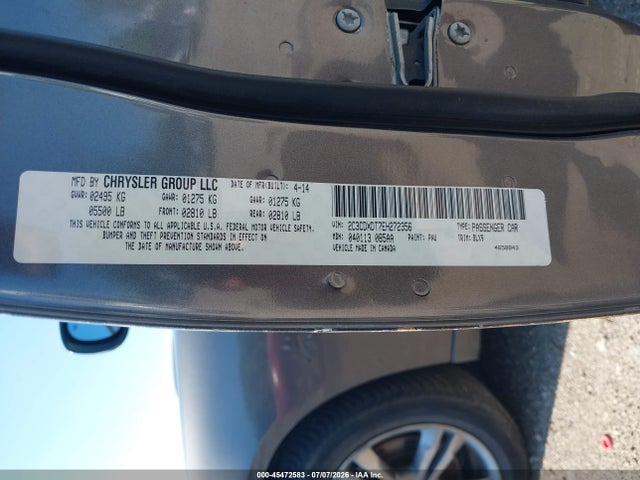Продаж на аукціоні авто 2014 Dodge Charger R/t Plus, vin: 2C3CDXDT7EH272356, номер лоту: 45472583