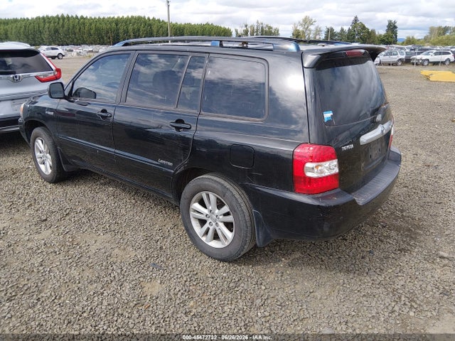 45472732 :رقم المزاد ، JTEDW21A260012044 vin ، 2006 Toyota Highlander Hybrid Limited V6 مزاد بيع
