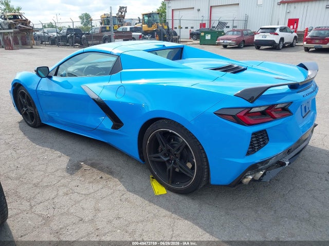 Aukcja sprzedaży 2022 Chevrolet Corvette Stingray Rwd  3lt, vin: 1G1YC3D4XN5113613, numer aukcji: 45472759