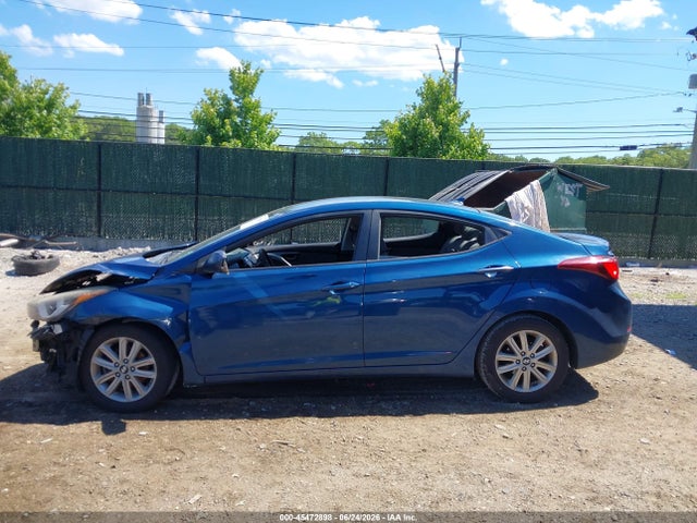 Продаж на аукціоні авто 2014 Hyundai Elantra Se, vin: KMHDH4AE0EU166087, номер лоту: 45472898