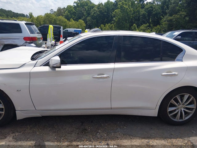 2015 Infiniti Q50 Premium მანქანა იყიდება აუქციონზე, vin: JN1BV7AP9FM343764, აუქციონის ნომერი: 45472915