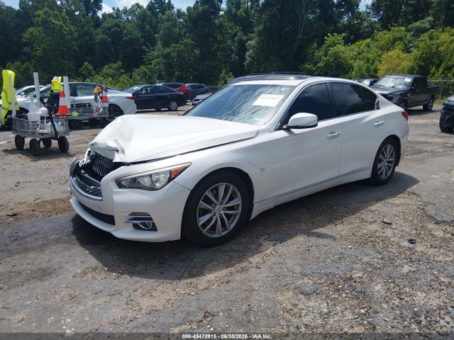 2015 Infiniti Q50 Premium მანქანა იყიდება აუქციონზე, vin: JN1BV7AP9FM343764, აუქციონის ნომერი: 45472915