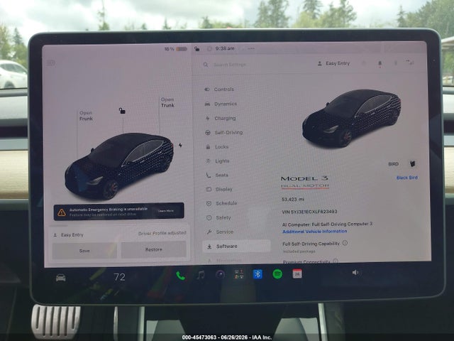 Tesla Model 3 Performance Dual Motor All-wheel Drive 2020 5YJ3E1ECXLF623493 Image 7