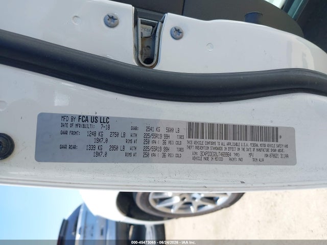 Dodge Journey Gt Awd 2018 3C4PDDEG9JT469964 Image 9