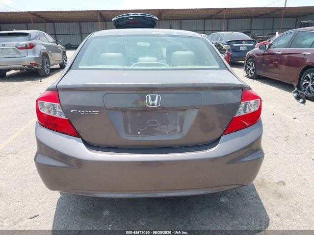 45473090 :رقم المزاد ، 2HGFB2F55CH524541 vin ، 2012 Honda Civic Lx مزاد بيع