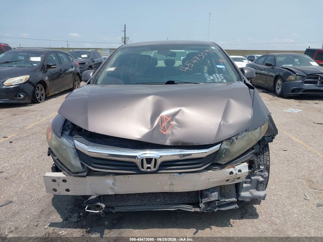 45473090 :رقم المزاد ، 2HGFB2F55CH524541 vin ، 2012 Honda Civic Lx مزاد بيع