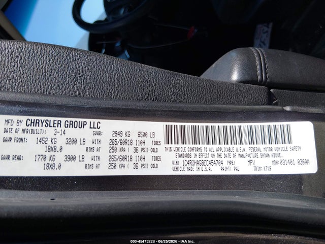 Dodge Durango Sxt 2014 1C4RDHAG8EC454704 Image 9