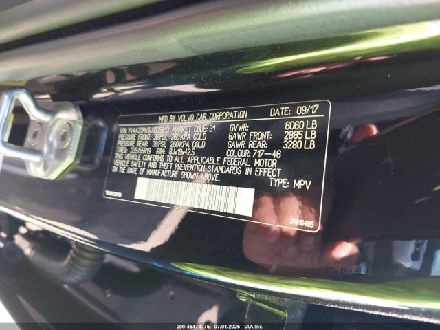 Aukcja sprzedaży 2018 Volvo Xc90 T6 Momentum, vin: YV4A22PK6J1325813, numer aukcji: 45473275