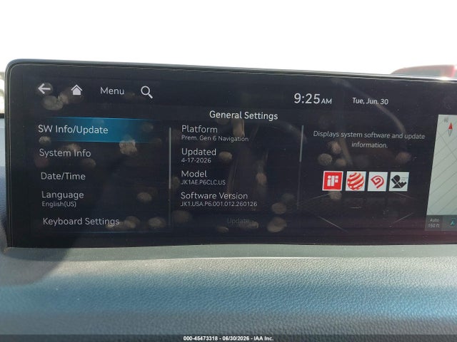 45473318 :رقم المزاد ، 5NMMCET17RH002190 vin ، 2024 Genesis Electrified Gv70 Advanced Awd مزاد بيع