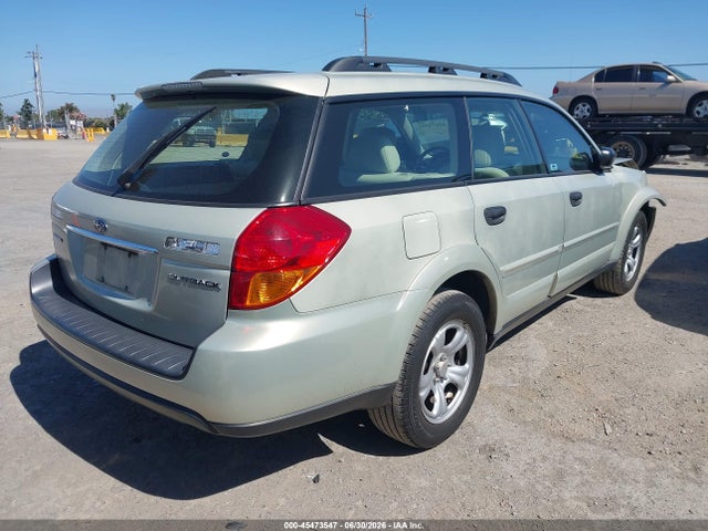 2007 Subaru Outback 2.5i Basic მანქანა იყიდება აუქციონზე, vin: 4S4BP61C477329619, აუქციონის ნომერი: 45473547