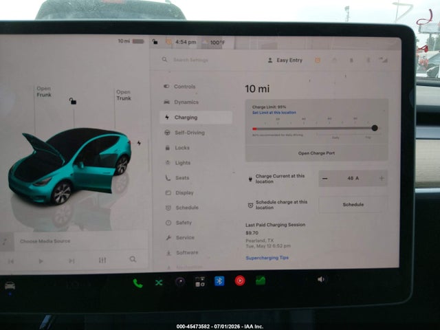 Aukcja sprzedaży 2023 Tesla Model Y Awd/long Range Dual Motor All-wheel Drive, vin: 7SAYGDEE4PA126562, numer aukcji: 45473582