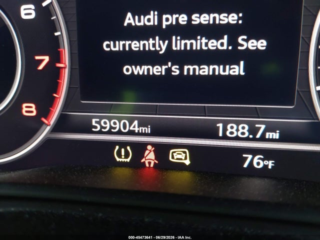 45473641 :رقم المزاد ، WA18NAF4XJA054285 vin ، 2018 Audi A4 Allroad 2.0t Premium/2.0t Tech Premium مزاد بيع